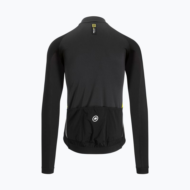 Felpa da ciclismo ASSOS Mille GT Spring giallo fluo da uomo 3