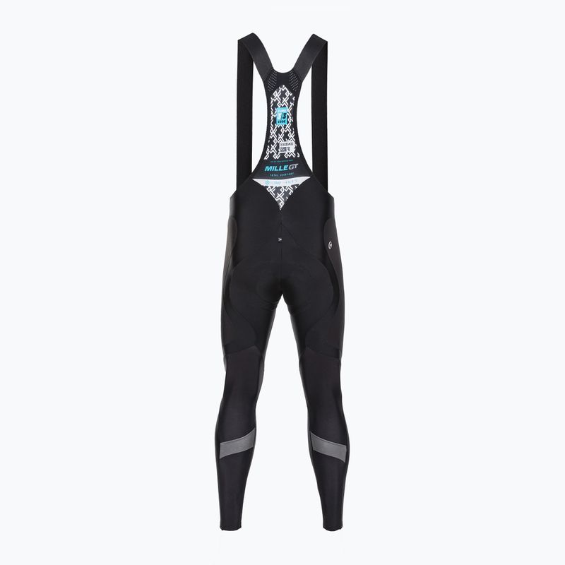 Pantaloni da ciclismo da uomo ASSOS Mille GT Winter nero 2