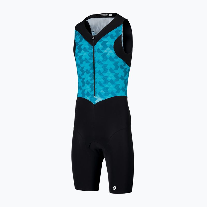 Tuta da triathlon da uomo ASSOS Triator NS blu adamante 3