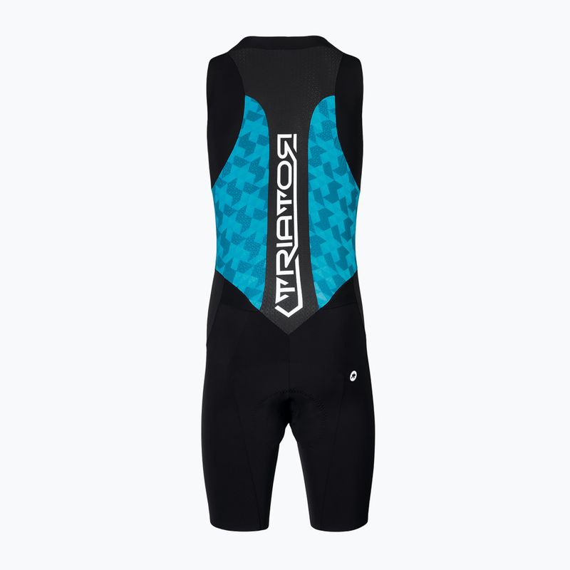 Tuta da triathlon da uomo ASSOS Triator NS blu adamante 4