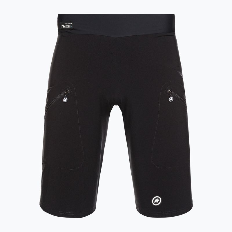 Pantaloncini da ciclismo ASSOS Trail Cargo T3 neri da uomo