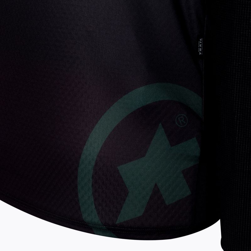 Maglia ASSOS Trail Uomo T3 schwarzwald/verde manica lunga ciclismo 3