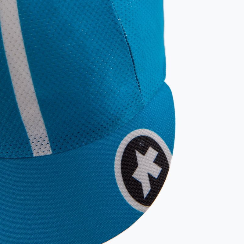Cappellino da ciclismo ASSOS blu cyber 4