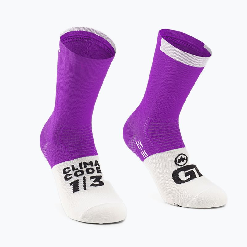 ASSOS GT C2 calze da ciclismo color viola venere 4