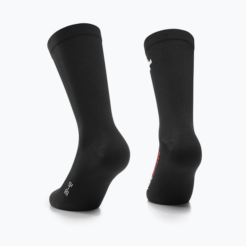 ASSOS RS Targa calze da ciclismo nere 5