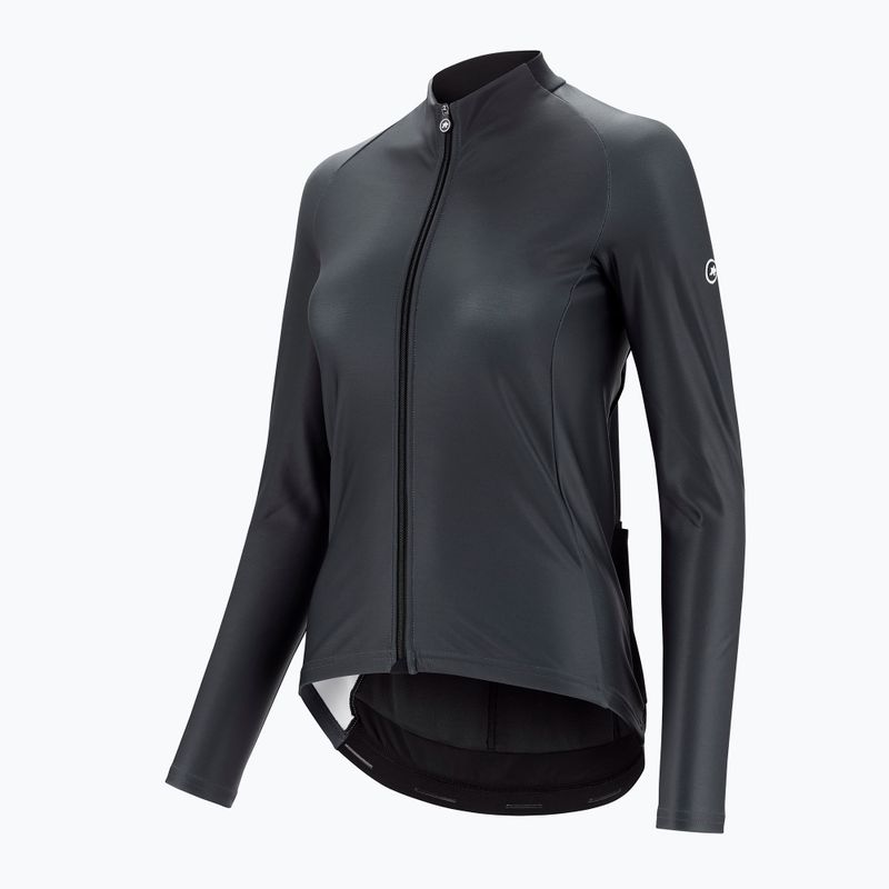 Felpa ciclismo donna ASSOS Uma GT Spring Fall grigio torpedo 3