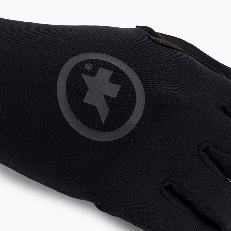 ASSOS Evo Primavera Autunno guanti da ciclismo neri 5