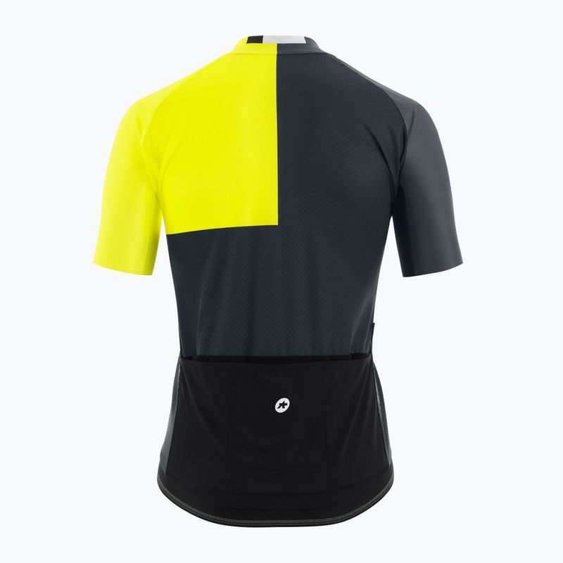 Maglia da ciclismo ASSOS Mille GT C2 EVO giallo ottico da uomo 2