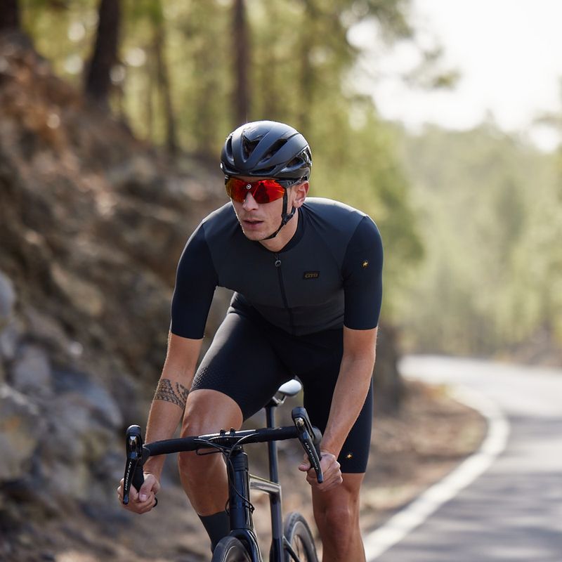 Maglia da ciclismo ASSOS Mille GTO C2 grigio roccia da uomo 5