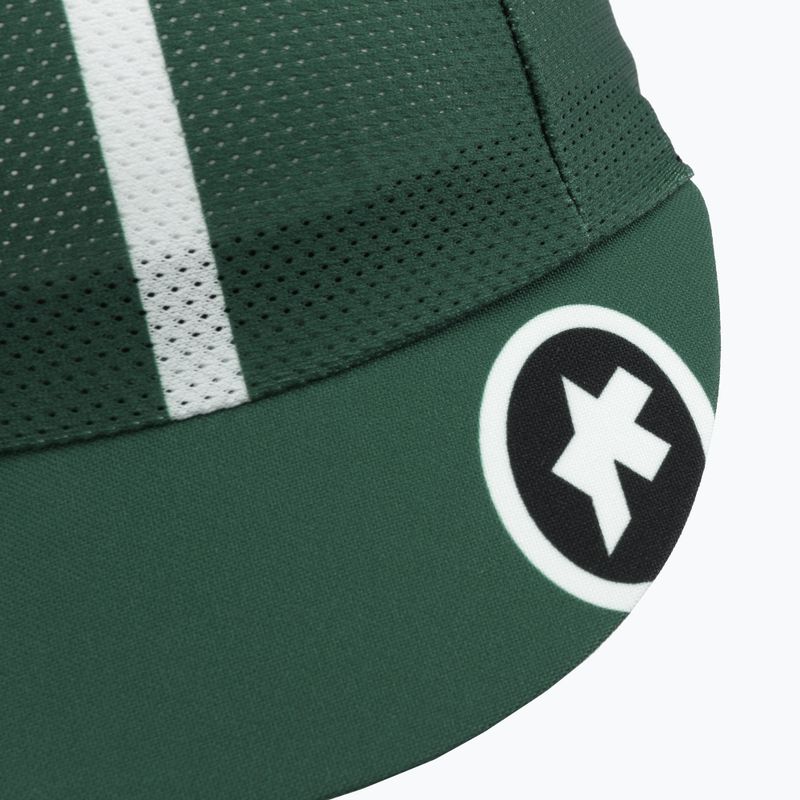 Berretto da ciclismo ASSOS verde granata 6