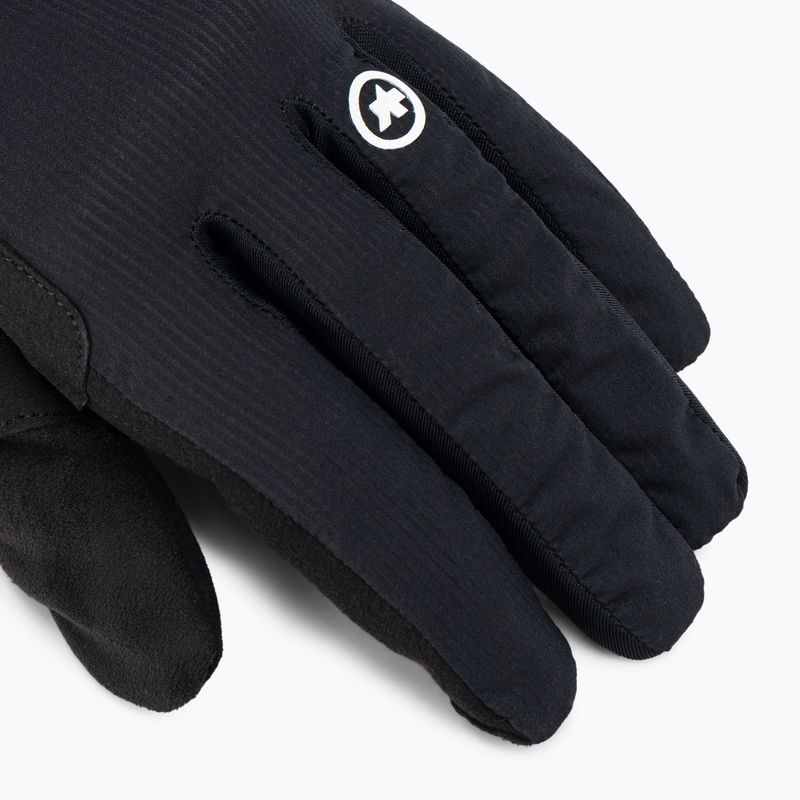 Guanti da ciclismo ASSOS RS Targa neri 4