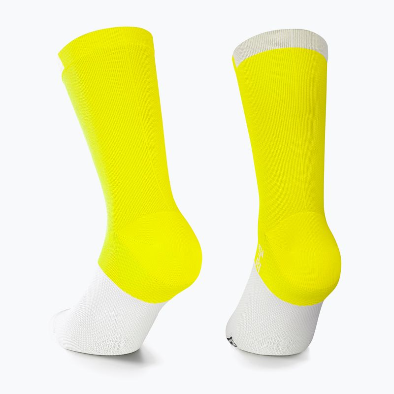 ASSOS GT C2 calze da ciclismo giallo ottico 2