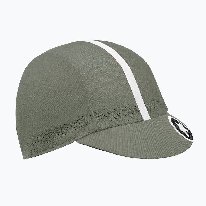 Cappellino da ciclismo ASSOS verde titanio 2