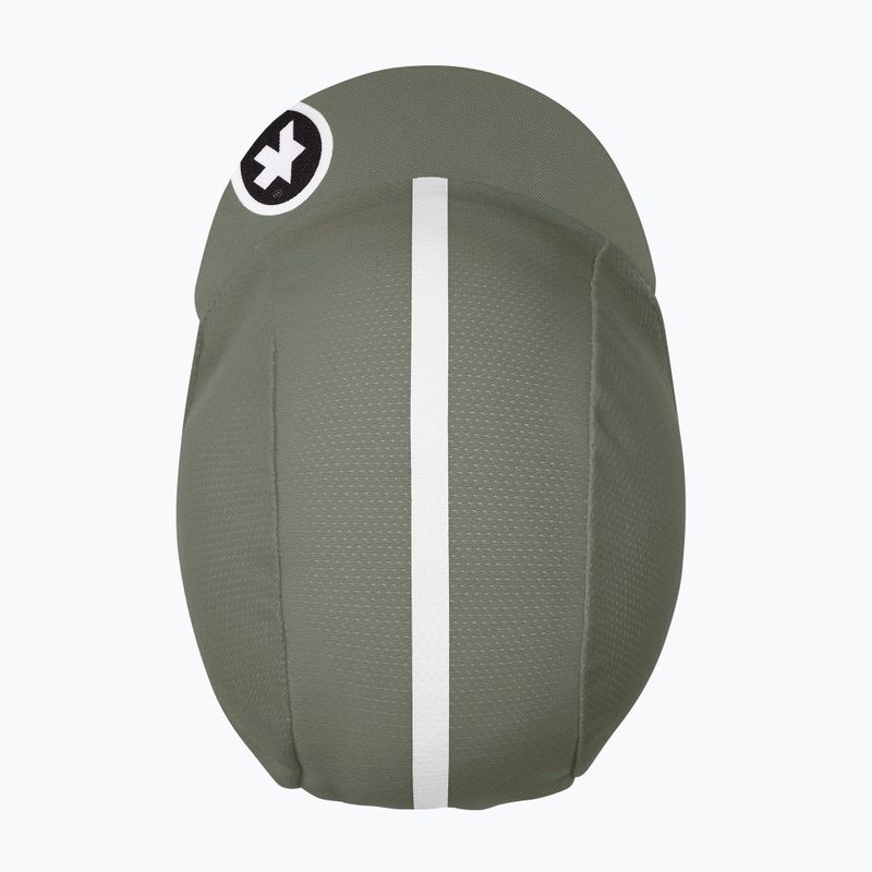 Cappellino da ciclismo ASSOS verde titanio 4