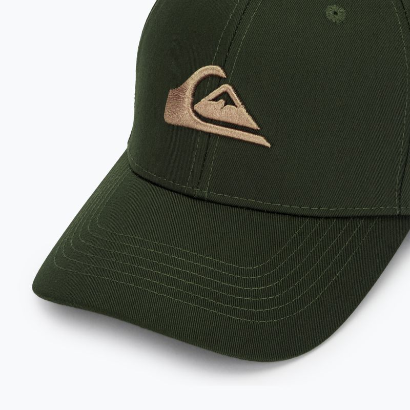 Cappellino con visiera da uomo Quiksilver Decades dark olive 3