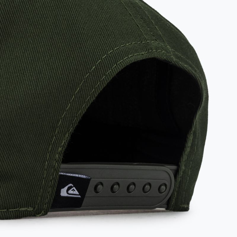 Cappellino con visiera da uomo Quiksilver Decades dark olive 4