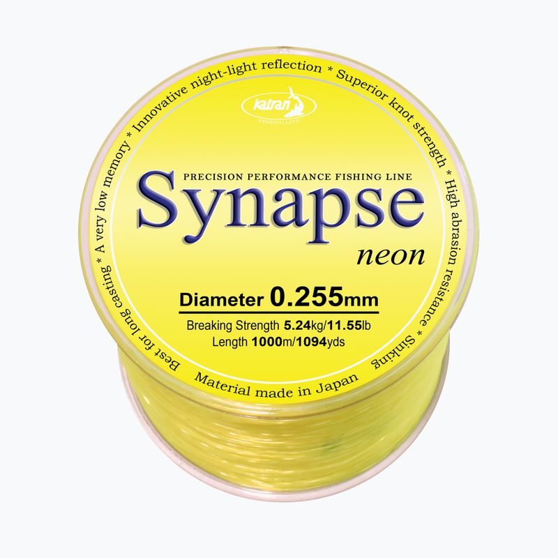 Katran Synapse filo da pesca per carpe Giallo neon fluorescente