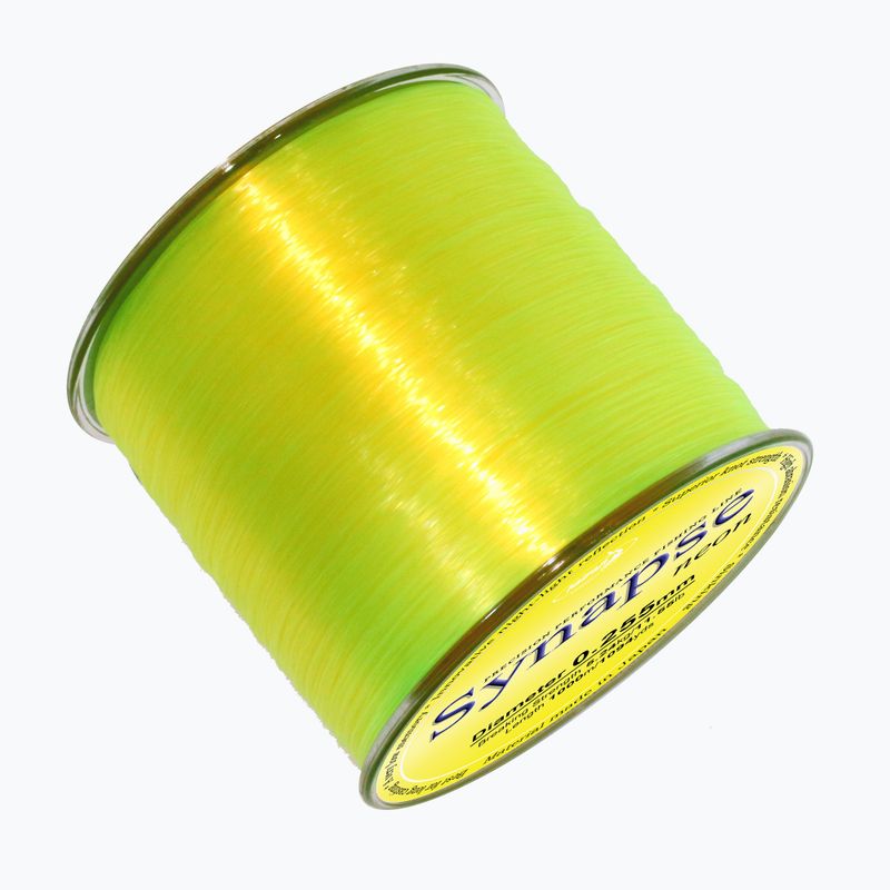 Katran Synapse filo da pesca per carpe Giallo neon fluorescente 2