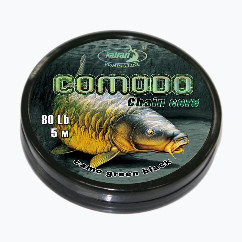 Treccia per carpe Leadcore Katran Comodo Chain Core camo/marrone/nero