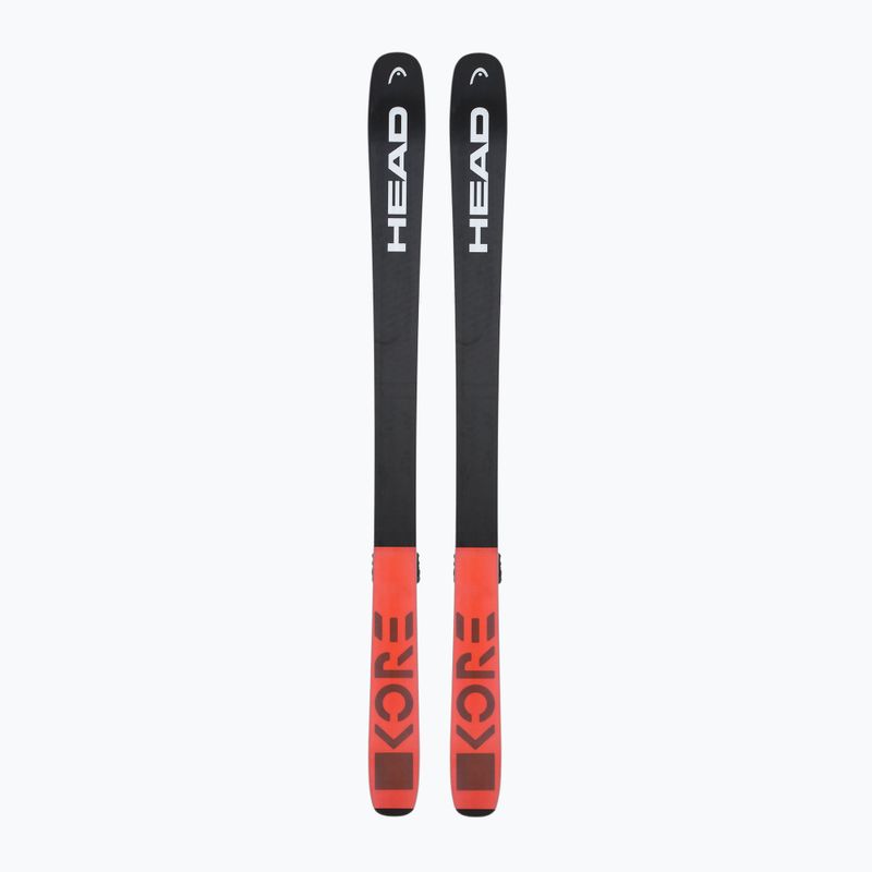 Sci da discesa HEAD Kore 99 + attacchi Attack 14 GW rosso/antracite 3