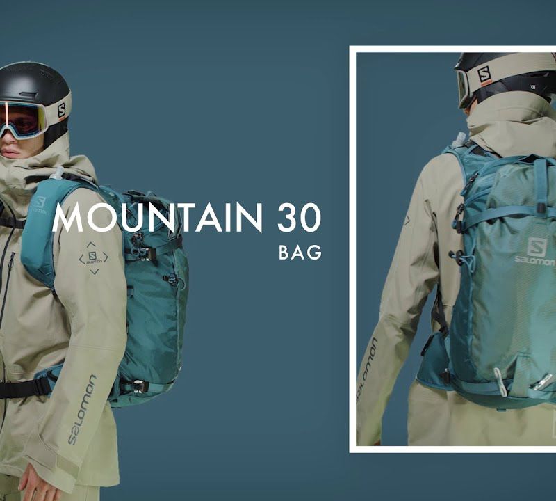 Zaino Salomon MTN 30 l nero/bianco per lo sci alpinismo 16