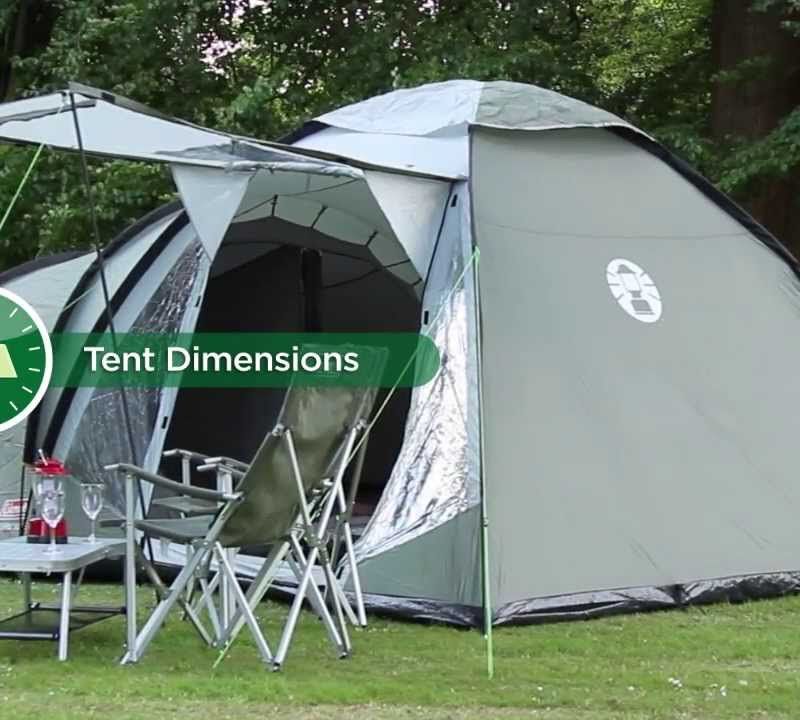 Tenda da campeggio Coleman Waterfall 5 Deluxe verde 4