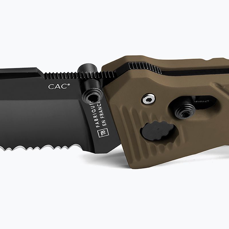 TB Outdoor CAC Serrazione PA6 GF coltello da trekking kaki 2