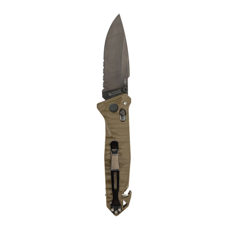 TB Outdoor CAC Serration Manche Toxifie PA6 GF coltello da trekking kaki