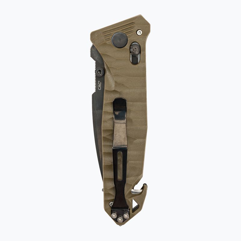 TB Outdoor CAC Serration Manche Toxifie PA6 GF coltello da trekking kaki 3
