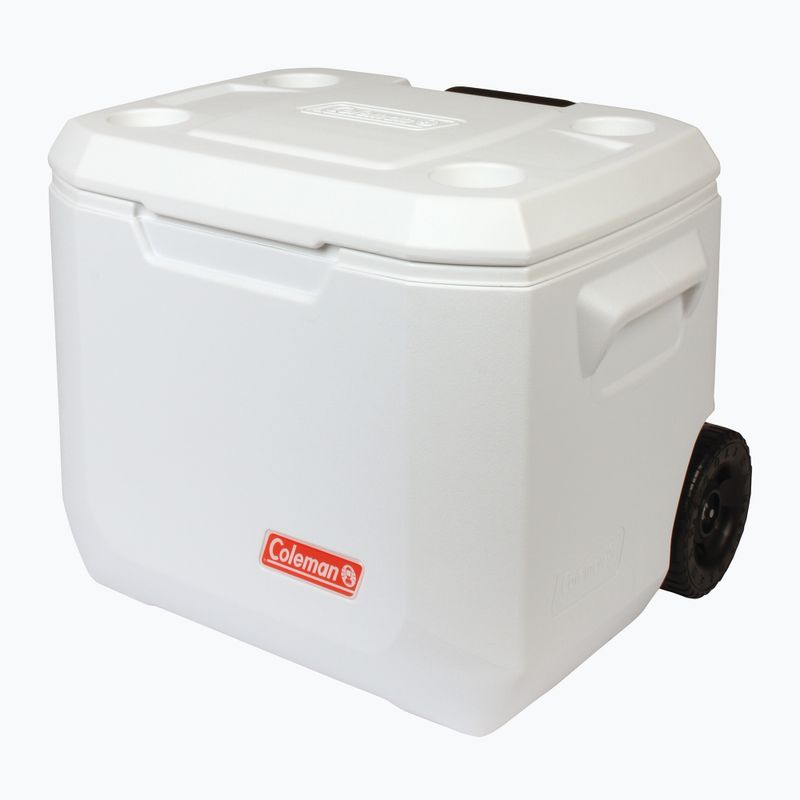 Coleman 50QT Frigorifero da escursione marino a rotelle bianco 3