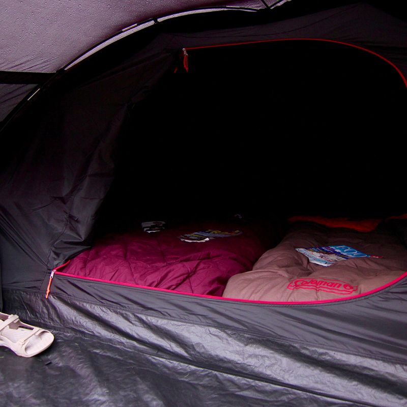 Tenda da campeggio per 3 persone Coleman The Blackout rosso/nero 10