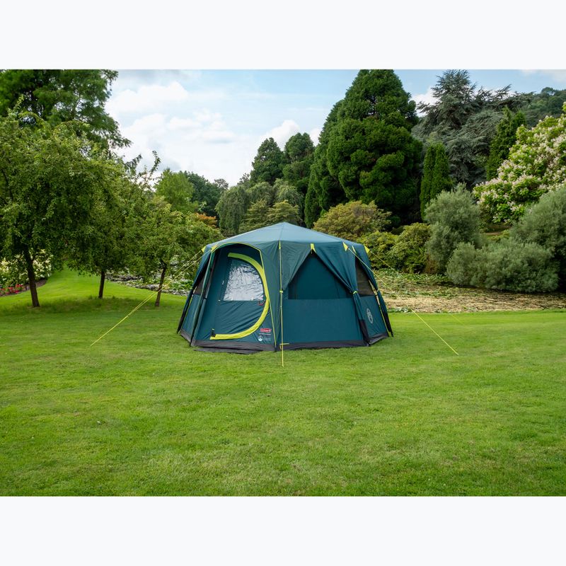 Tenda da campeggio per 8 persone Coleman Cortes Octagon Blackout Bedroom verde 5