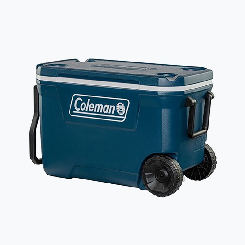 Frigorifero da viaggio blu con ruote Coleman 62Qt