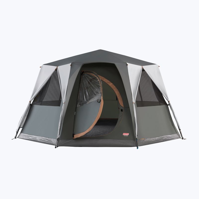 Coleman Octagon 8 Nuova tenda da campeggio grigia per 8 persone 2