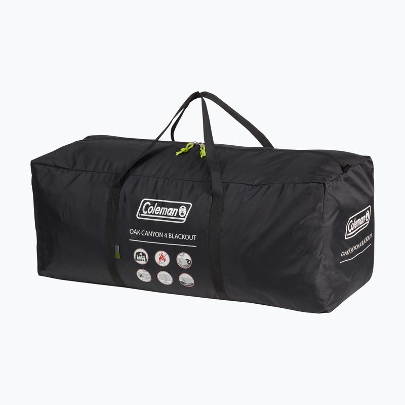 Tenda da campeggio per 4 persone Coleman Oak Canyon 4 Blackout verde 8