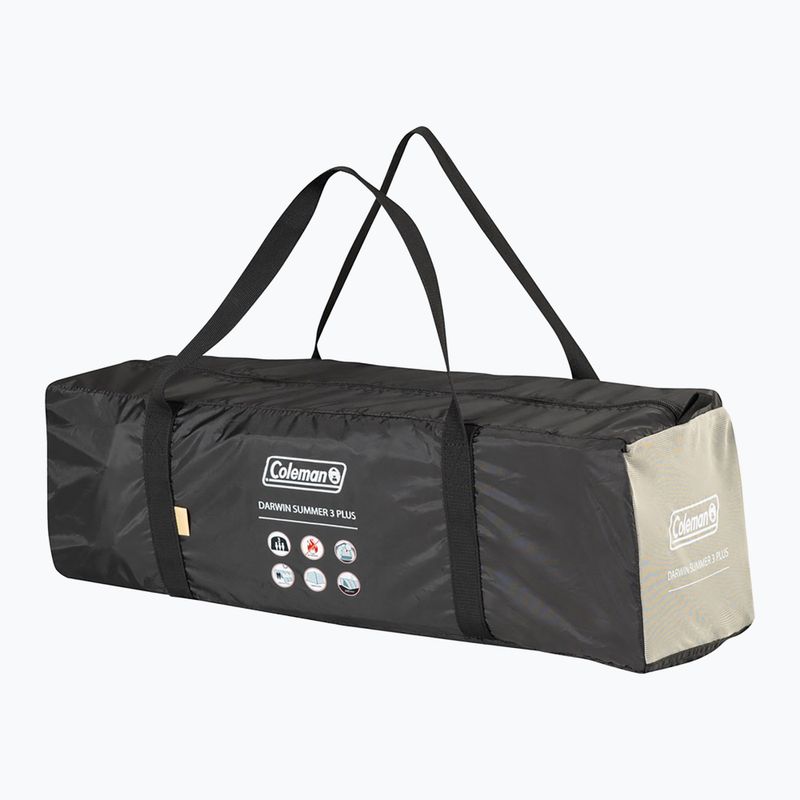 Tenda da campeggio 3 posti Coleman Darwin Summer 3 + beige 7