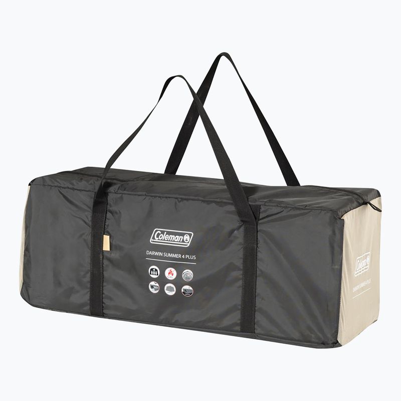 Tenda da campeggio 4 posti Coleman Darwin Summer 4 + beige 7