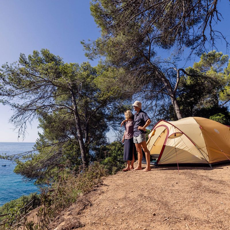 Tenda da campeggio 4 posti Coleman Darwin Summer 4 + beige 10