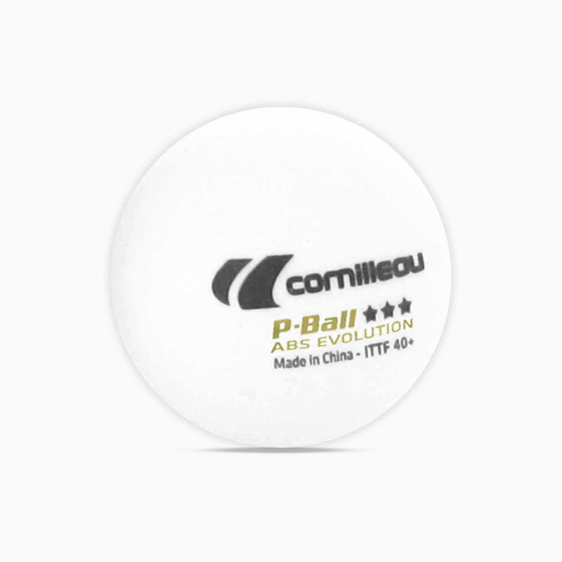 Cornilleau P-Ball*** Palline da tennis da tavolo ABS EVOLUTION 3 pezzi bianco. 2