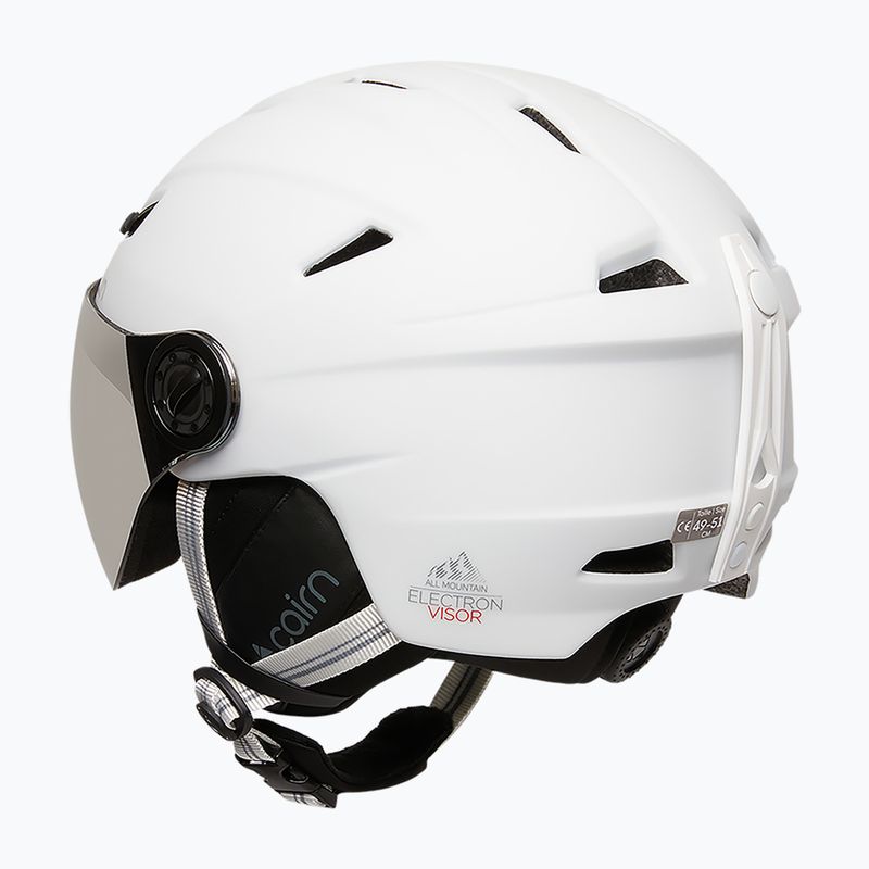 Casco da sci Cairn Electron Visor mat white 2
