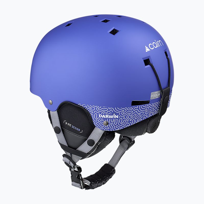 Casco da sci per bambini Cairn Darwin Jr mat blue 2