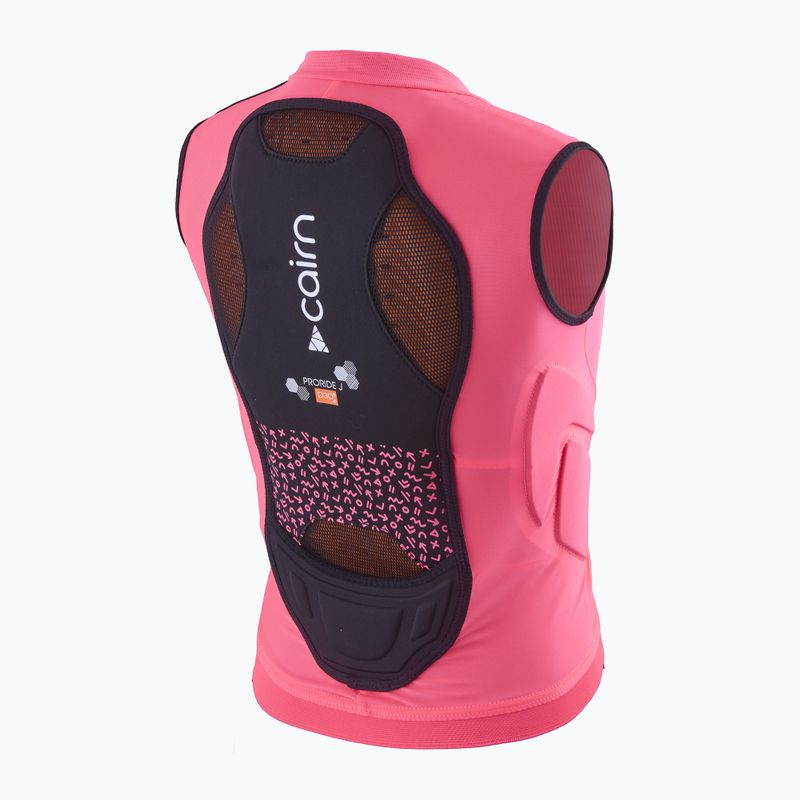 Gilet protettivo per bambini Cairn Proride D30 Jr fluo pink 2