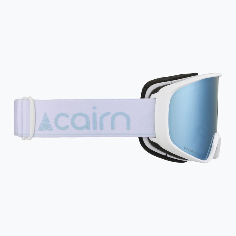 Maschera da sci Cairn Glide Pure mat white sky 3