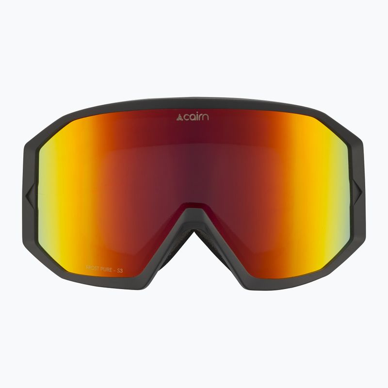 Maschera da sci Cairn Frost Pure mat black red 2