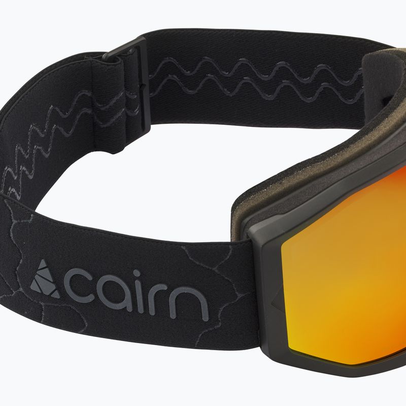 Maschera da sci Cairn Frost Pure mat black red 6