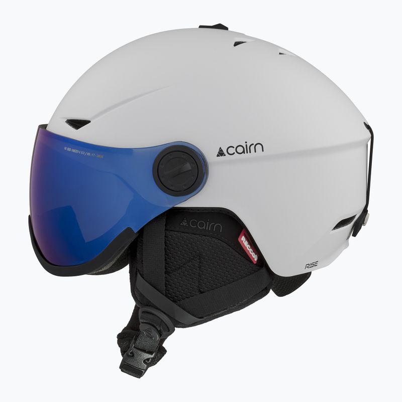 Casco da sci Cairn Rise II Visor mat white 2