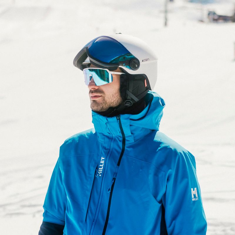 Casco da sci Cairn Rise II Visor mat white 6