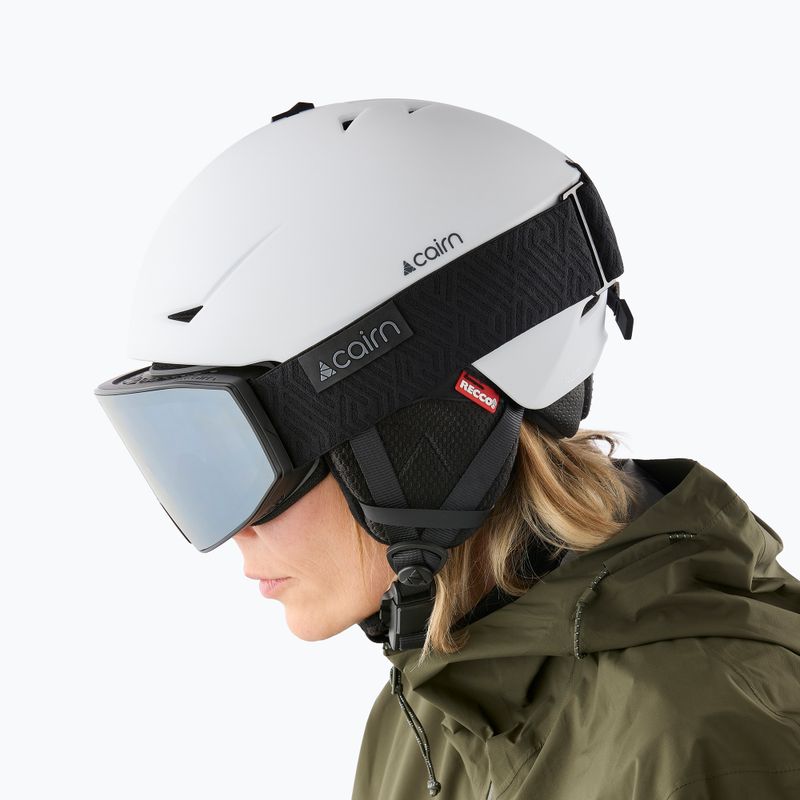 Casco da sci Cairn Rise II mat white 5