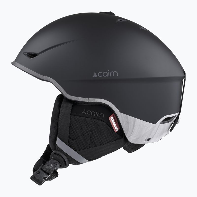 Casco da sci Cairn Rise II mat black lava 2