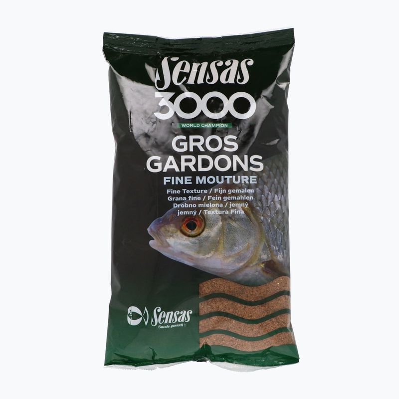 Sensas 3000 Gros Gardons Fine Mouture per la pesca con esche a terra
